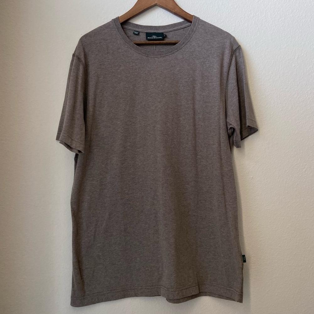 BRAND NEW Super Comfy Gray/Brown Tee Shirt